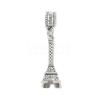 Rack Plating Brass European Dangle Charms KK-R200-02AS-02-1
