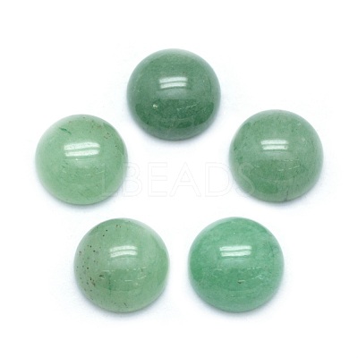 Natural Green Aventurine Cabochons X-G-P393-R15-10mm-1