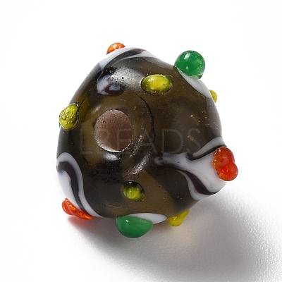 Handmade Bumpy Lampwork Beads LAMP-E023-02-1