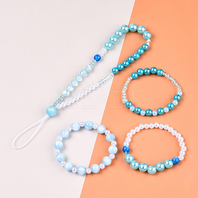 DIY 24 Style Acrylic & Resin Beads Jewelry Making Finding Kit DIY-NB0012-01I-1