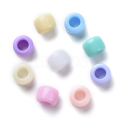 Opaque Acrylic Beads SACR-R746-07-1