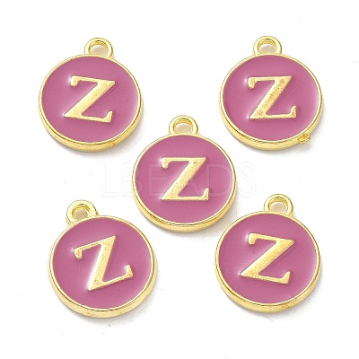 Golden Plated Alloy Enamel Charms ENAM-XCP0001-13Z-1