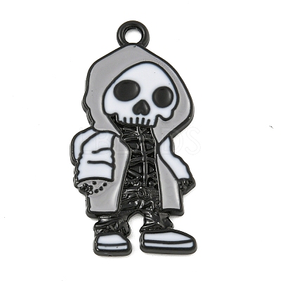 Halloween Alloy Enamel Pendants ENAM-M220-02J-B-1