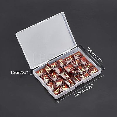 Imitation Jade Glass Cabochons GLAA-NB0001-23-1