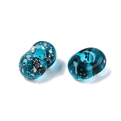 Picasso Spray Painted Glass Seed Beads SEED-T006-04-11-1