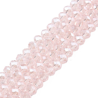 Electroplate Glass Beads Strands EGLA-A034-T2mm-A03-1