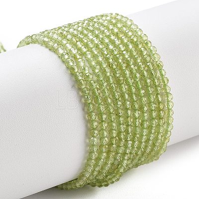 Natural Peridot Beads Strands X-G-B107-A06-01A-1