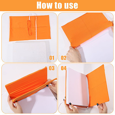 Polyester Book Cover OFST-WH0004-144B-1