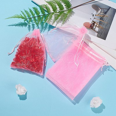 Organza Gift Bags with Drawstring LS-X-OP-R016-13x18cm-02-1