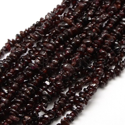 Natural Garnet Beads Strands G-P406-55-1