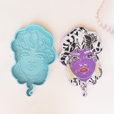 DIY Cup Mat Silicone Statue Molds DIY-C012-02-1