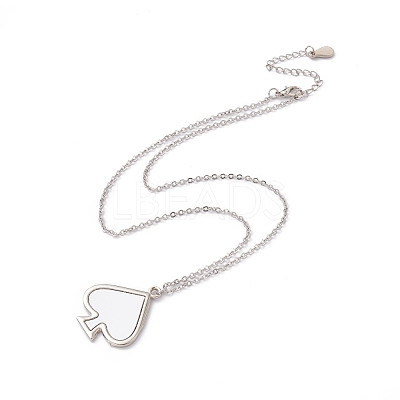 Sublimation Blank Aluminum Pendant Necklace NJEW-E020-02P-01-1