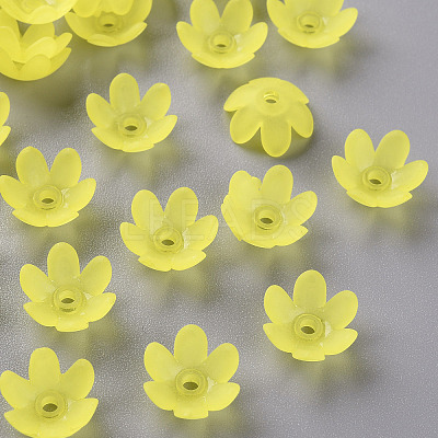 Frosted Acrylic Bead Caps MACR-S371-07A-717-1
