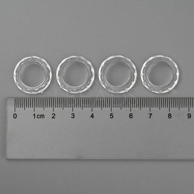 Transparent Acrylic Beads X-PL671Y-1-1