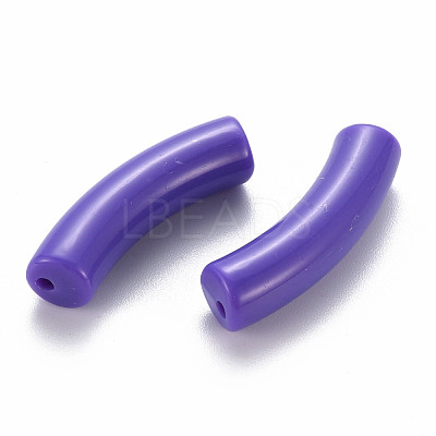 Opaque Acrylic Beads MACR-S372-002B-S017-1