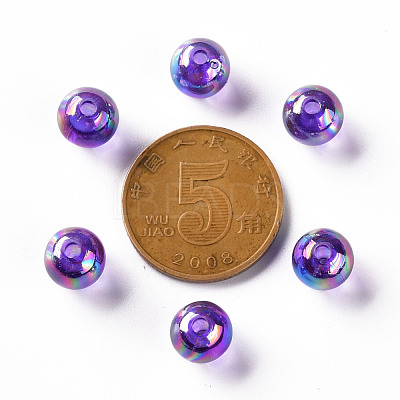 Transparent Acrylic Beads MACR-S370-B8mm-747-1
