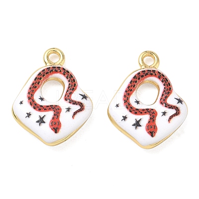 Printed Brass Pendants KK-CBA42CA-04G-1