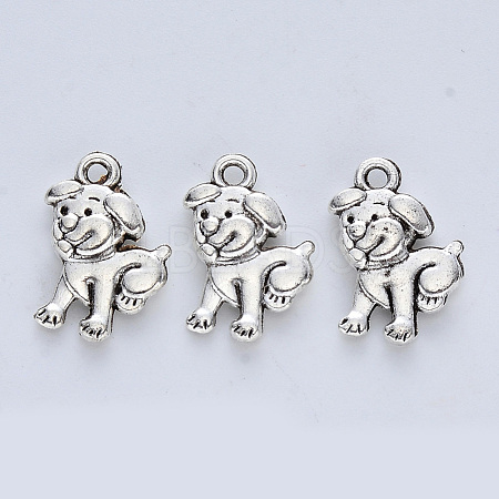 Tibetan Style Alloy Pendants TIBE-R316-012AS-RS-1