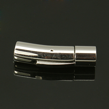 Tarnish Resistant Column 316 Surgical Stainless Steel Bayonet Clasps STAS-A021-7mm-1