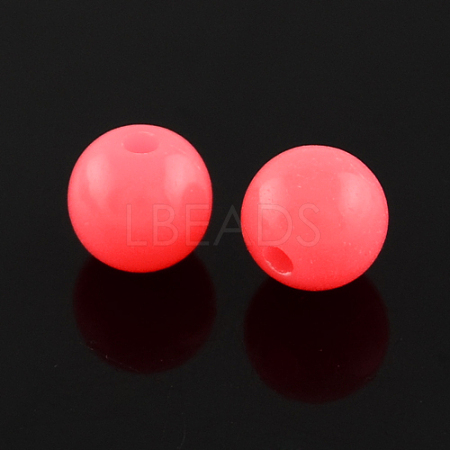 Fluorescent Acrylic Beads X-MACR-R517-6mm-08-1