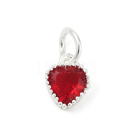 Brass Micro Pave Cubic Zirconia Pendants LS-KK-H204-01S-07-1
