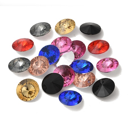 Imitation Taiwan Acrylic Rhinestone Cabochons GACR-A004-18mm-M-1