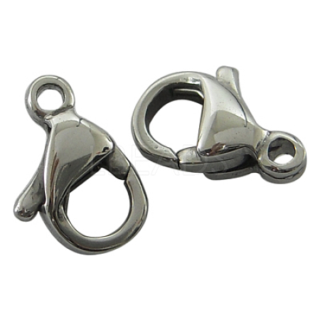 316 Surgical Stainless Steel Lobster Claw Clasps 316-XX01-1