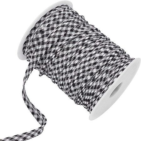 Polyester Tartan Lip Cord Trim SRIB-BC0001-34A-1