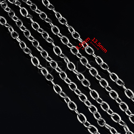 304 Stainless Steel Cable Chains CHS-H162-97P-1