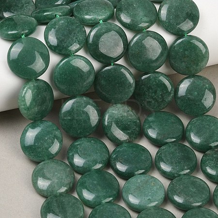 Natural Green Aventurine Beads Strands G375-27A-1
