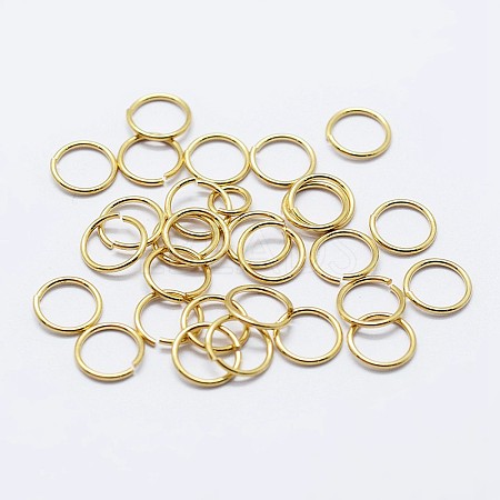 925 Sterling Silver Saw Cut Open Jump Rings STER-F036-02G-0.7x4mm-1
