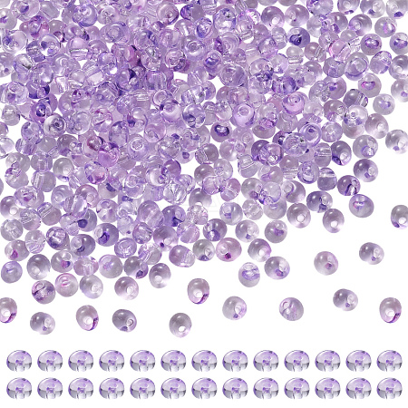 45G Transparent Baking Paint Glass Seed Beads SEED-SZ0001-028H-1
