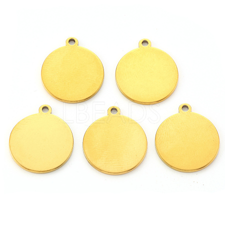 PVD Vacuum Plating 304 Stainless Steel Pendants STAS-N092-23B-G-1