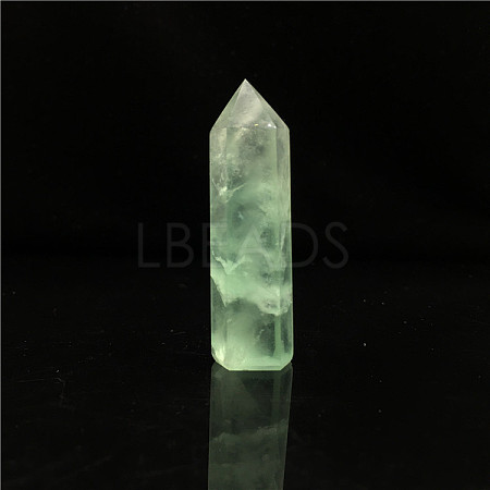 Point Tower Natural Green Fluorite Home Display Decoration PW23030657217-1