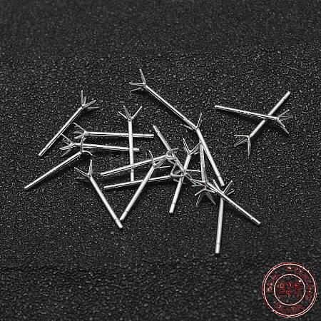 925 Sterling Silver Ear Studs STER-P032-10S-5-1
