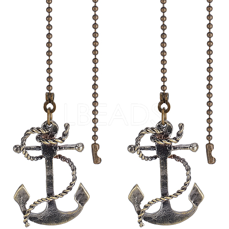 Alloy Ceiling Fan Pull Chain Extenders FIND-WH0152-379-1