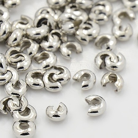 Iron Crimp Beads Covers IFIN-H030-N-1