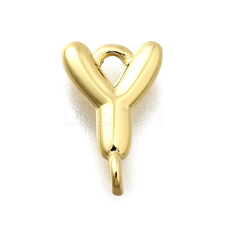 Brass Connector Charms KK-P295-01G-Y-1