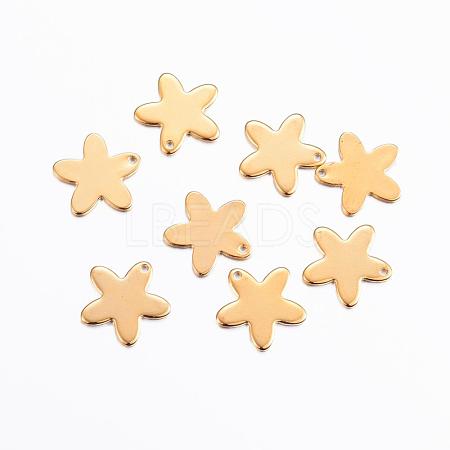 304 Stainless Steel Charms STAS-H373-02G-1