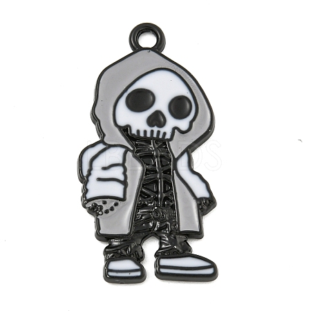 Halloween Alloy Enamel Pendants ENAM-M220-02J-B-1