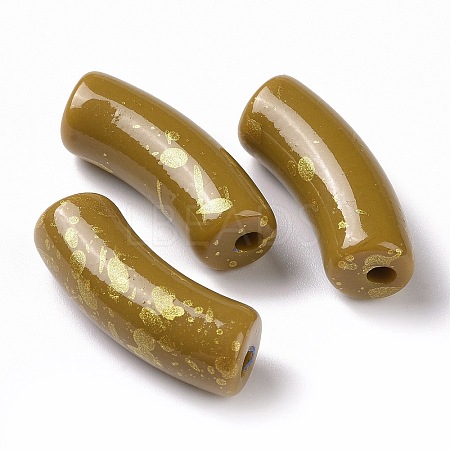 Opaque Acrylic Beads OACR-A016-05D-1