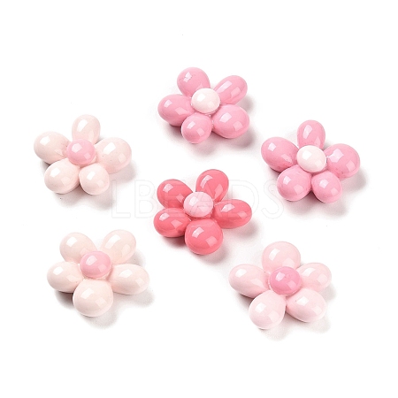 Opaque Resin Cabochons RESI-F045-04B-1