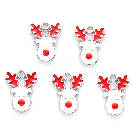 Alloy Enamel Pendants X-ENAM-S121-013-P-1