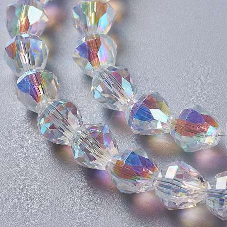 Glass Imitation Austrian Crystal Beads GLAA-F108-07C-1