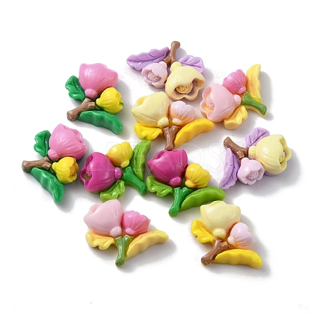 Opaque Resin Decoden Cabochons X-CRES-P030-C-1