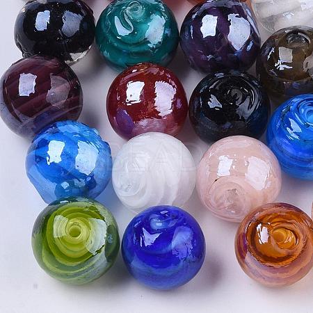 Handmade Lampwork Beads LAMP-S021-M-1