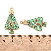 Christmas Theme Rack Plating Alloy Pendants FIND-M020-02B-G-3