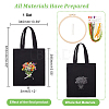 DIY Canvas Shoulder Bag Embroidery Starter Kit DIY-WH0386-46-2