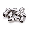 Tarnish Resistant 201 Stainless Steel European Beads LS-STAS-F250-02P-1