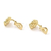 Alloy Clip-on Earring Findings FIND-L015-005G-2